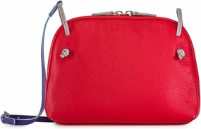 mywalit Rio Small Zip Top Handbag - Leather, Adjustable Strap, Slip Pockets, Zip Pocket, Fits a Kindle