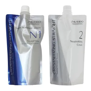 N1 2 Shiseido Professional Crystallizing Hair Straightener Rebonding   Neutralizing Emulsion for Natural to sensitized(old version : fine or tinted hair) 400ml 400ml