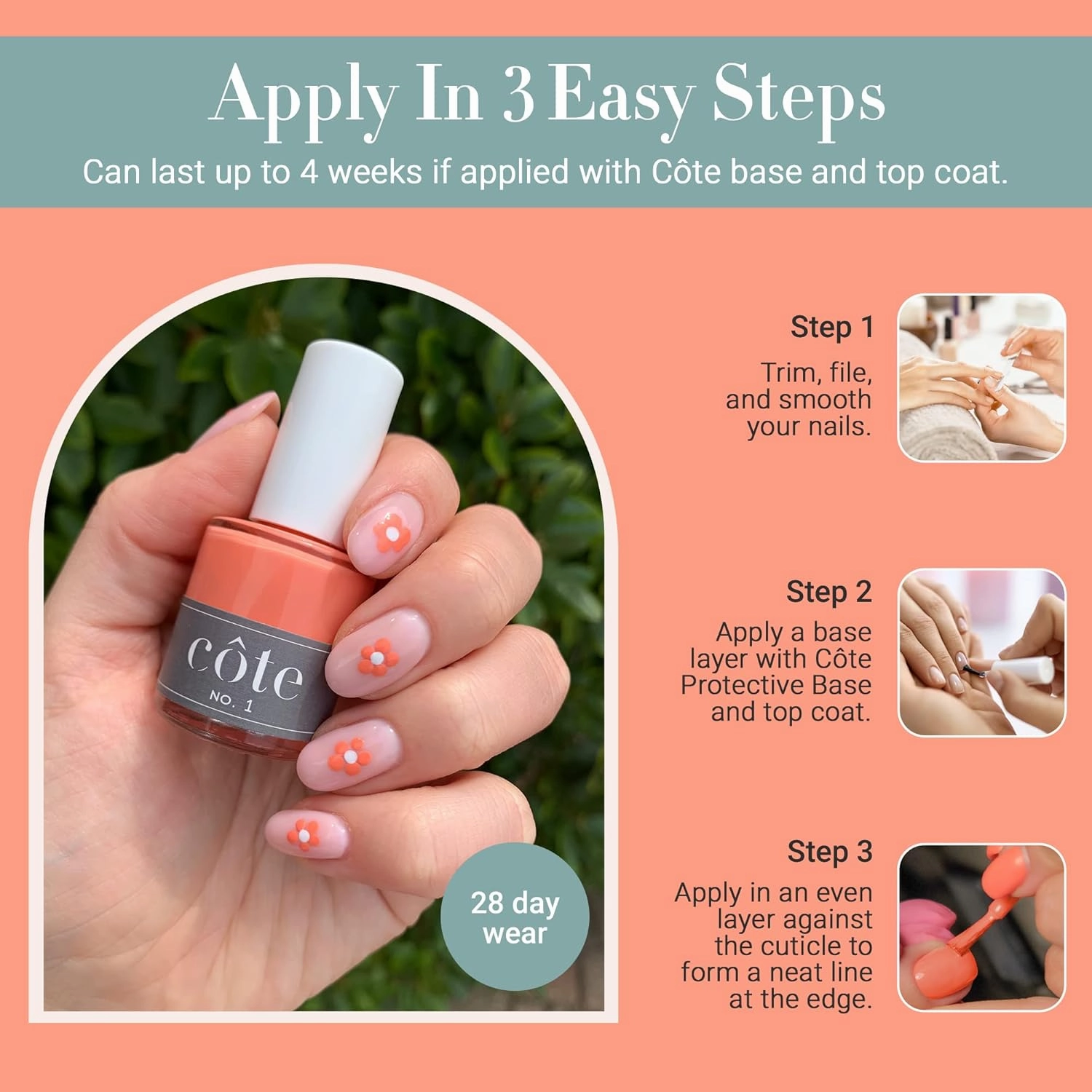 Nail Polish - Quick Dry Nail Polish - Vegan Nail Polish - 0.4 Fluid Oz Regular Nail Polish - Cruelty Free - Non Toxic & Safe - Chip Resistant & Full Coverage (No. 117 Light Pink Bubble Gum)