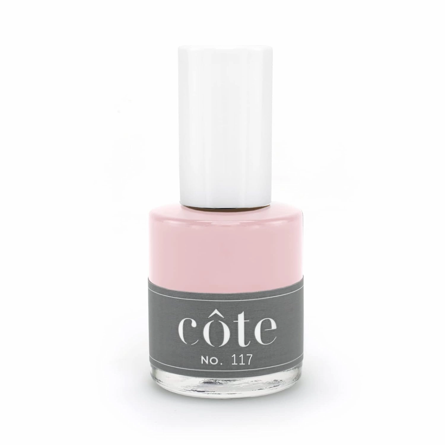 Nail Polish - Quick Dry Nail Polish - Vegan Nail Polish - 0.4 Fluid Oz Regular Nail Polish - Cruelty Free - Non Toxic & Safe - Chip Resistant & Full Coverage (No. 117 Light Pink Bubble Gum)