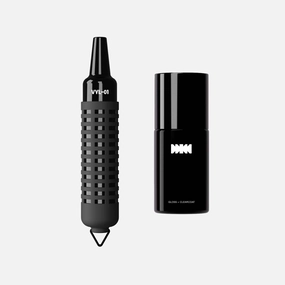 Nail Polish Paint Pen | Gloss & Matte Black | Topcoat Included | Nail Graffiti Art Design Pen | Quick Drying, Vegan (Gloss Black)