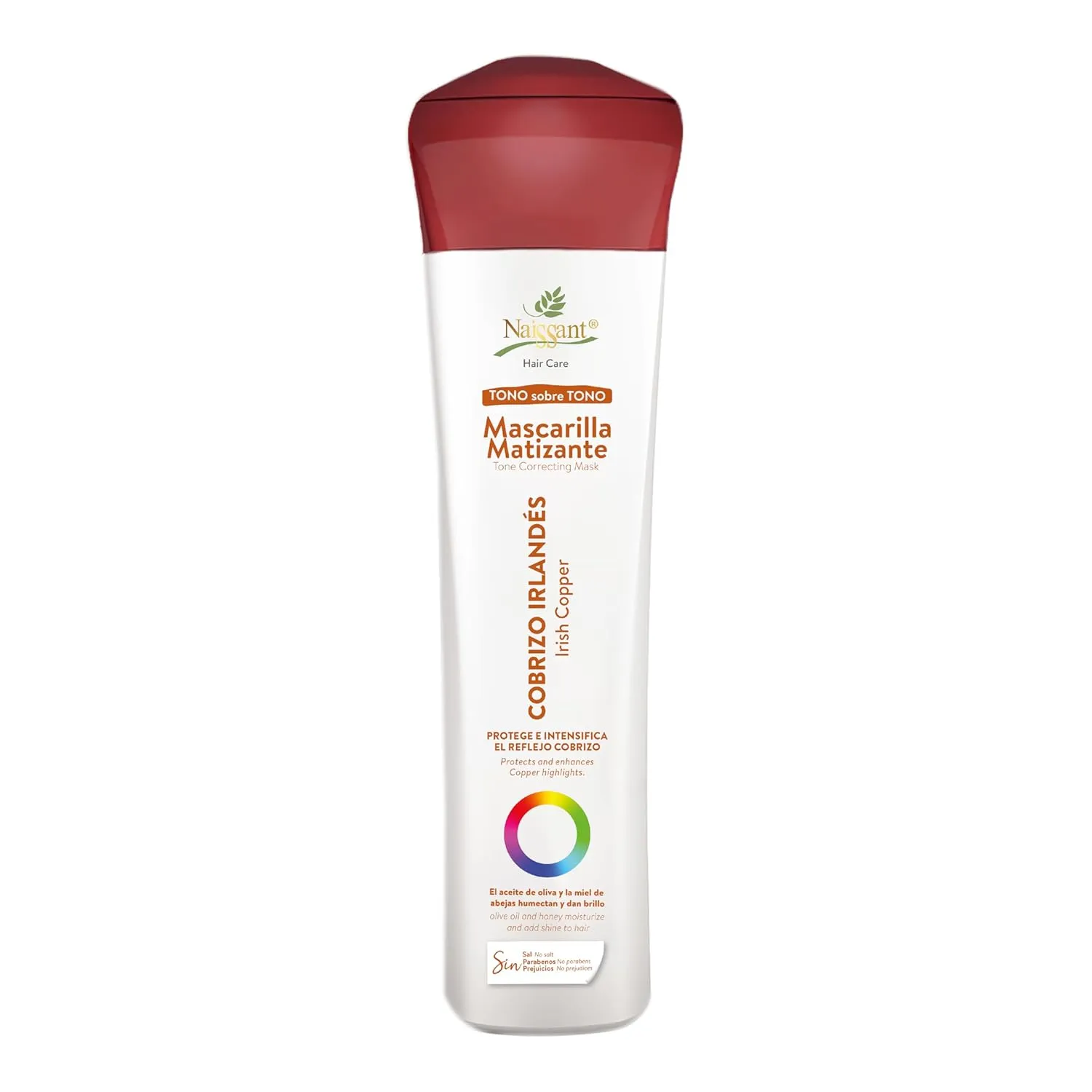naissant Irish Copper Hair Toning Mask | Color Depositing | Moisturize, Refresh & Neutralize Brassy Tones | Paraben, Ammonia & Sulfate Free | Pro-Vitamin B5, Olive Oil & Honey (Cobrizo) 10.1 Fl Oz
