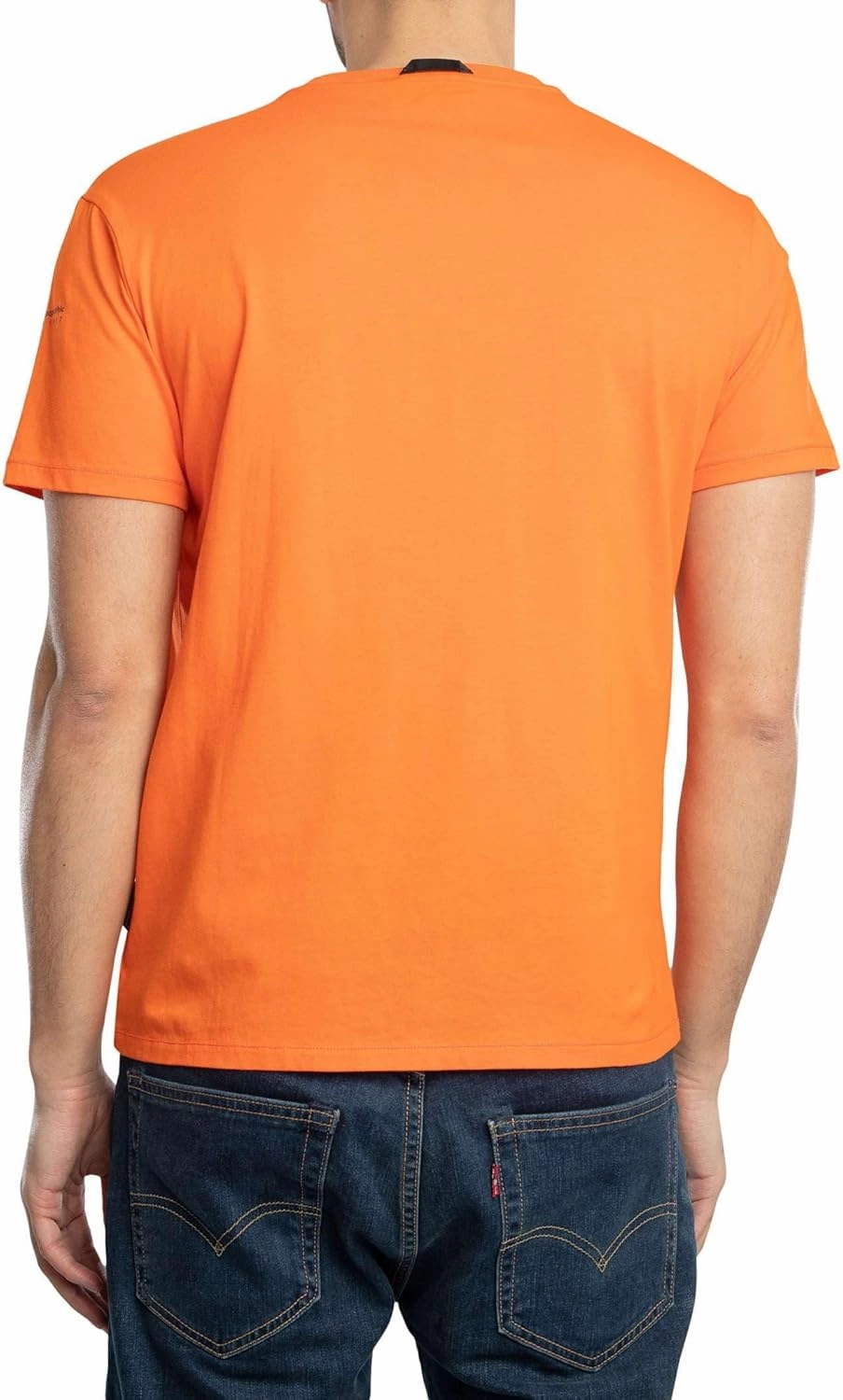 Napapijri Men's Bollo T-Shirt, Orange Red