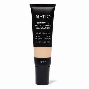 Natio Semi-Matte Full Coverage Foundation - Vanilla