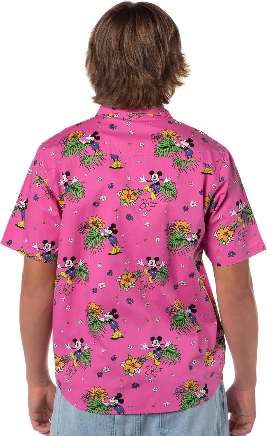 Neff Disney Men's Allover Print Button-Down Shirt