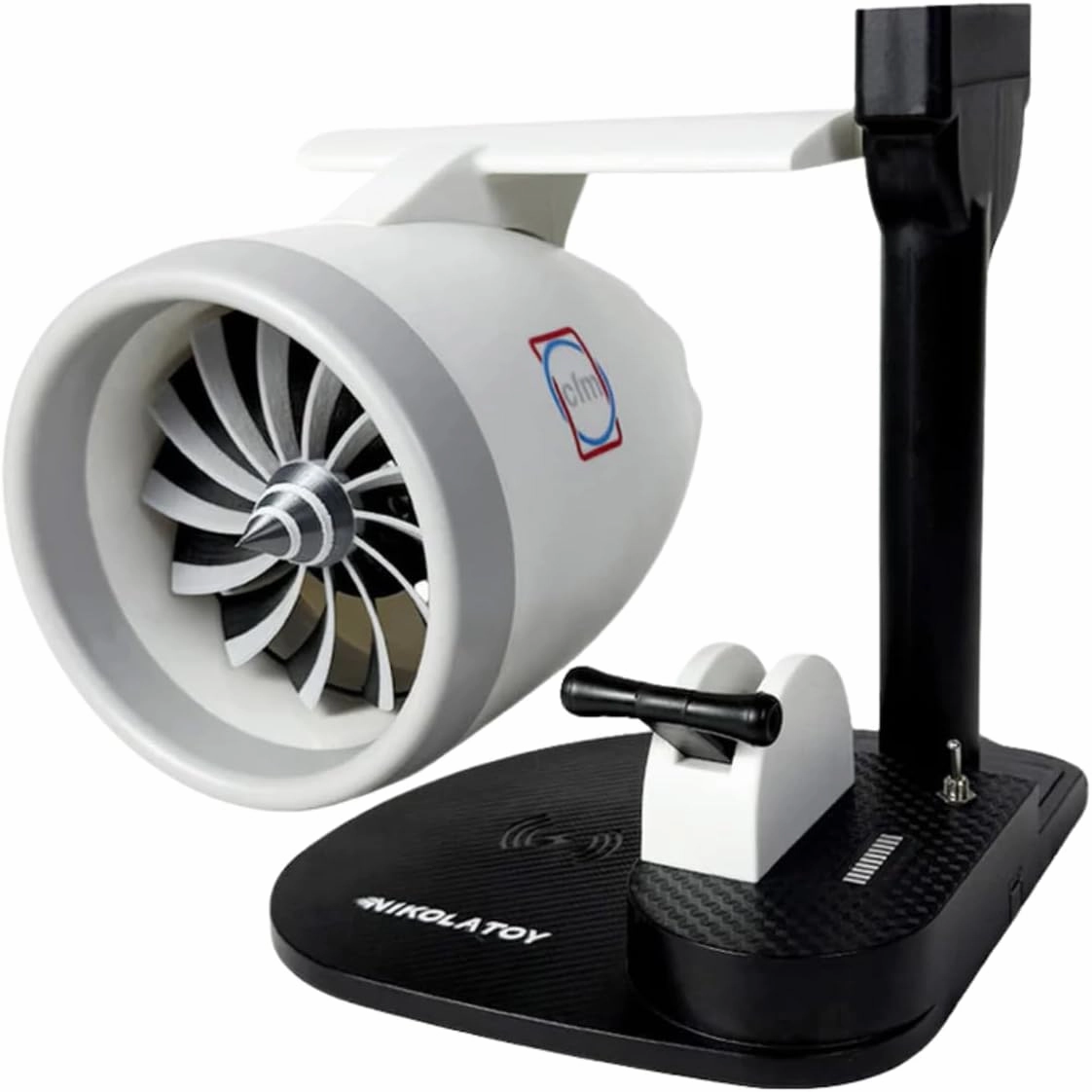 New Desktop Jet Engine Model with Humidifier and Colorful Lights – Creative Aviation-Inspired Tech Decor Gift (Red)
