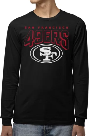 NFL Junk Food Bold Logo Long Sleeve T-Shirt