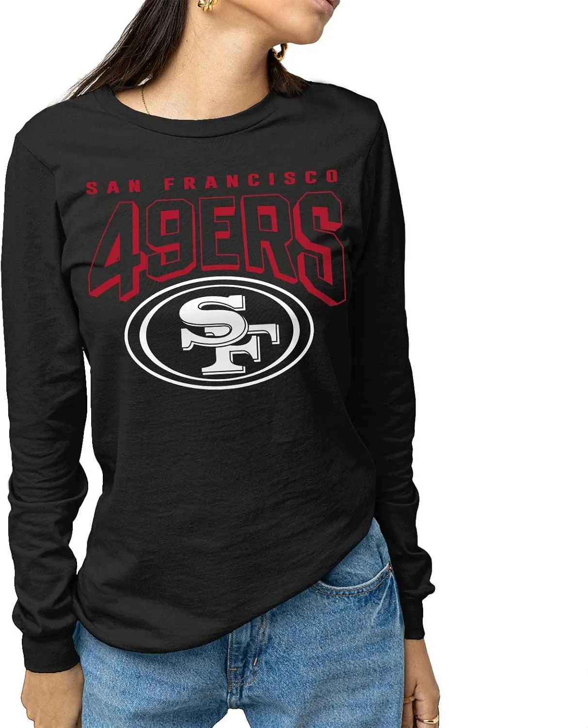 NFL Junk Food Bold Logo Long Sleeve T-Shirt