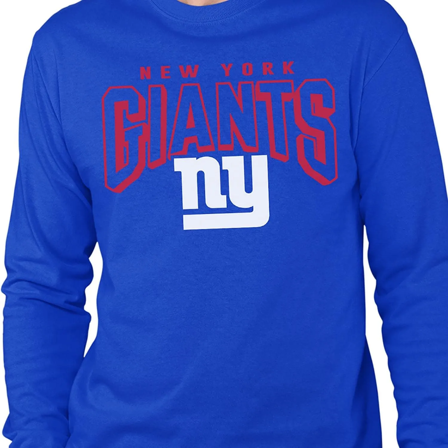 NFL Junk Food Bold Logo Long Sleeve T-Shirt