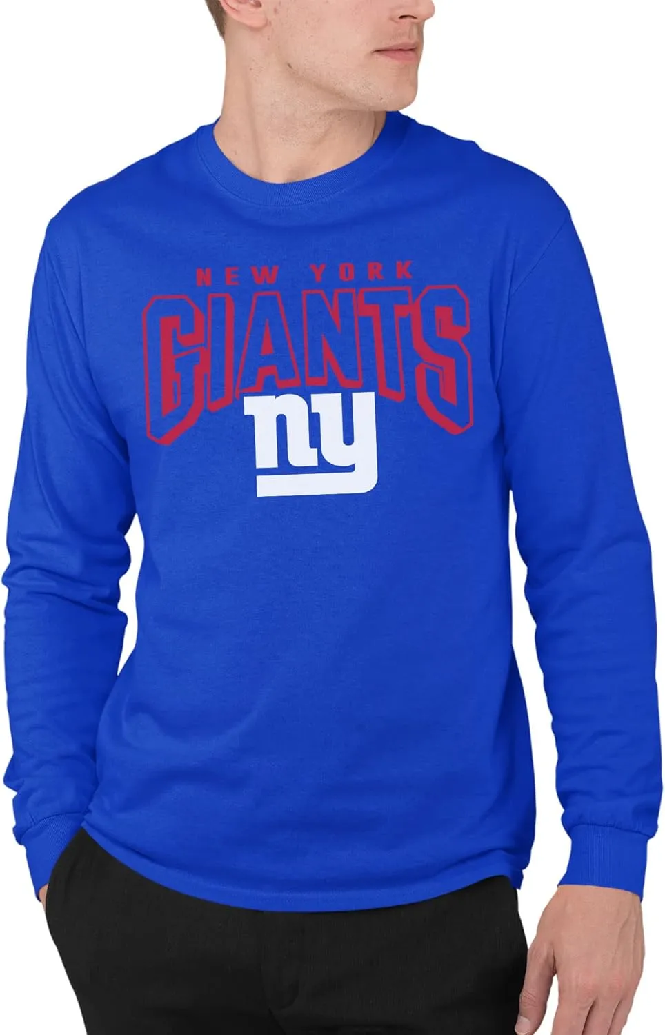 NFL Junk Food Bold Logo Long Sleeve T-Shirt