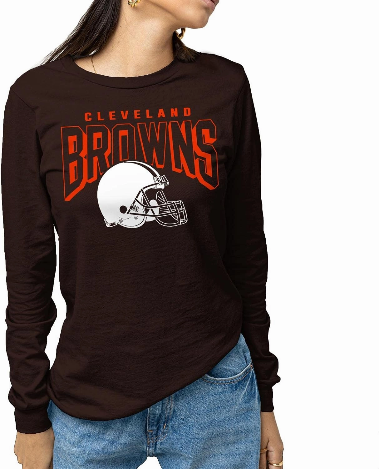 NFL Junk Food Bold Logo Long Sleeve T-Shirt
