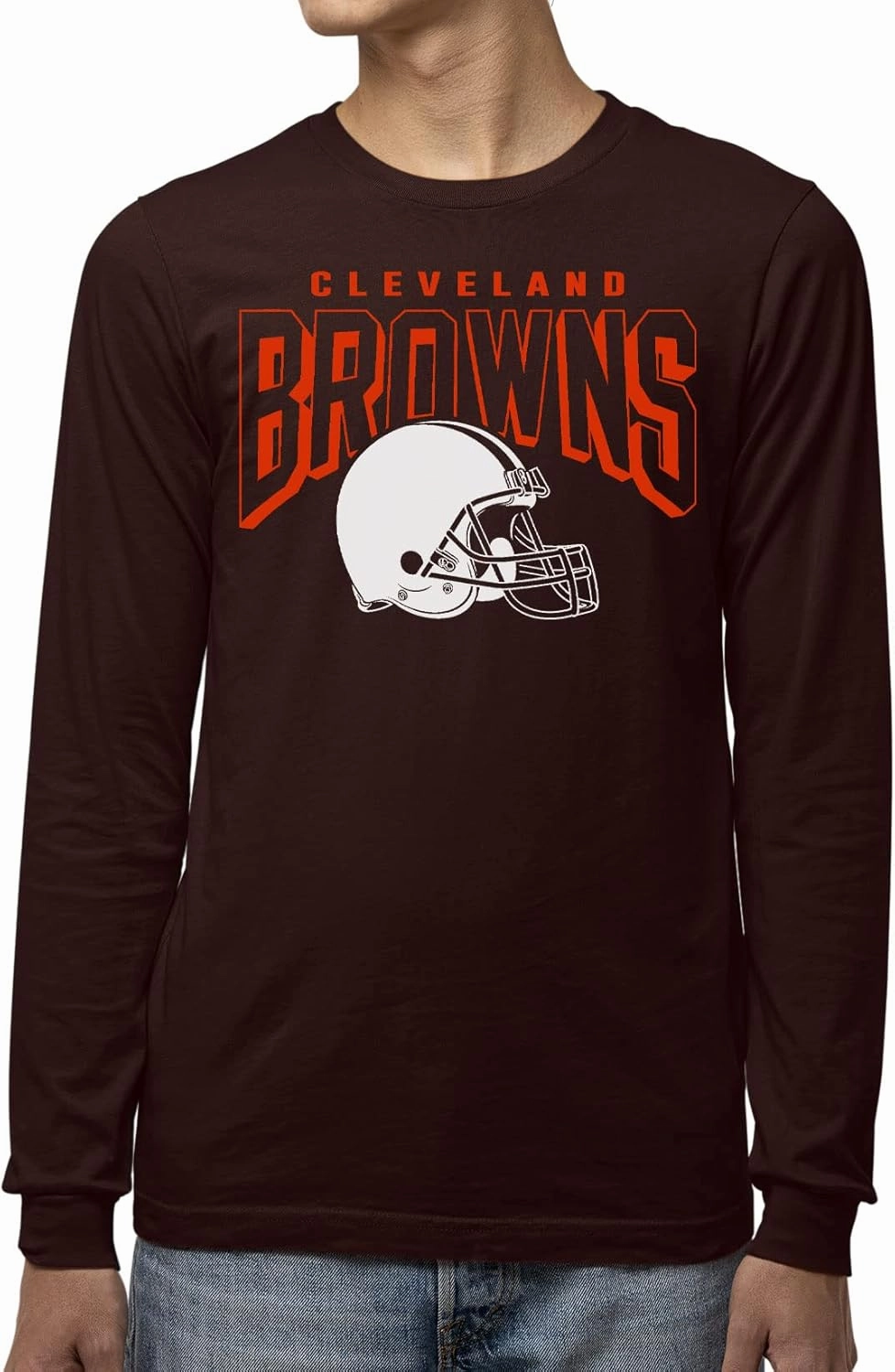 NFL Junk Food Bold Logo Long Sleeve T-Shirt