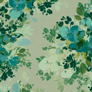 Nicole Miller New York Botanic Sage Peel & Stick Wallpaper