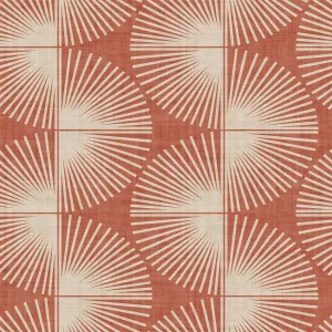 Nicole Miller New York Fluted Geo Clay Peel & Stick Wallpaper