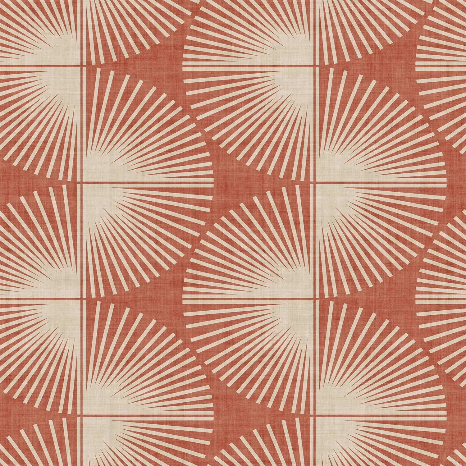 Nicole Miller New York Fluted Geo Clay Peel & Stick Wallpaper