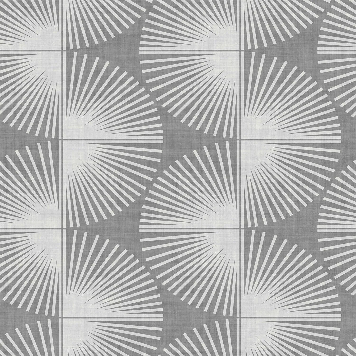 Nicole Miller New York Fluted Geo Smoke Peel & Stick Wallpaper