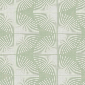 Nicole Miller New York Fluted Geo Sage Peel & Stick Wallpaper