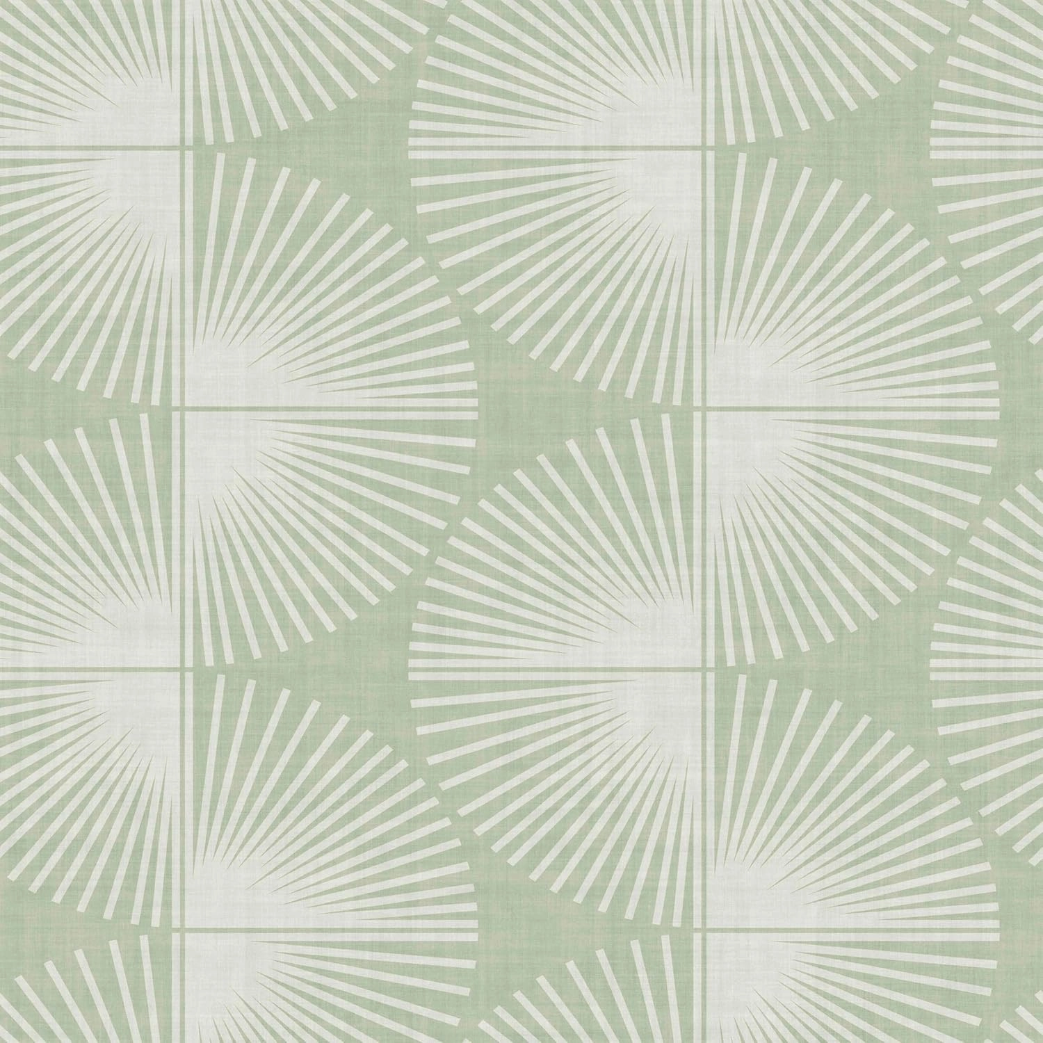 Nicole Miller New York Fluted Geo Sage Peel & Stick Wallpaper