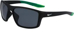 Nike Brazen Fury Rectangular Sunglasses, Matte Black, 60/17/130   1
