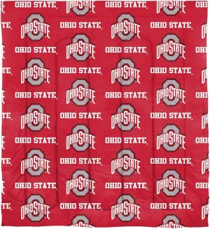 Northwest NCAA Ohio State Buckeyes Unisex-Adult Bed in a Bag Set, Full, Rotary