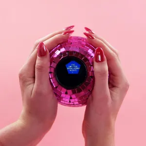 NPW Disco Decision Ball Fortune Teller Ball - Ask Questions & Get Groovy Answers, Mysterious Magic Ball Novelty Party Gifts | White Elephant Gifts