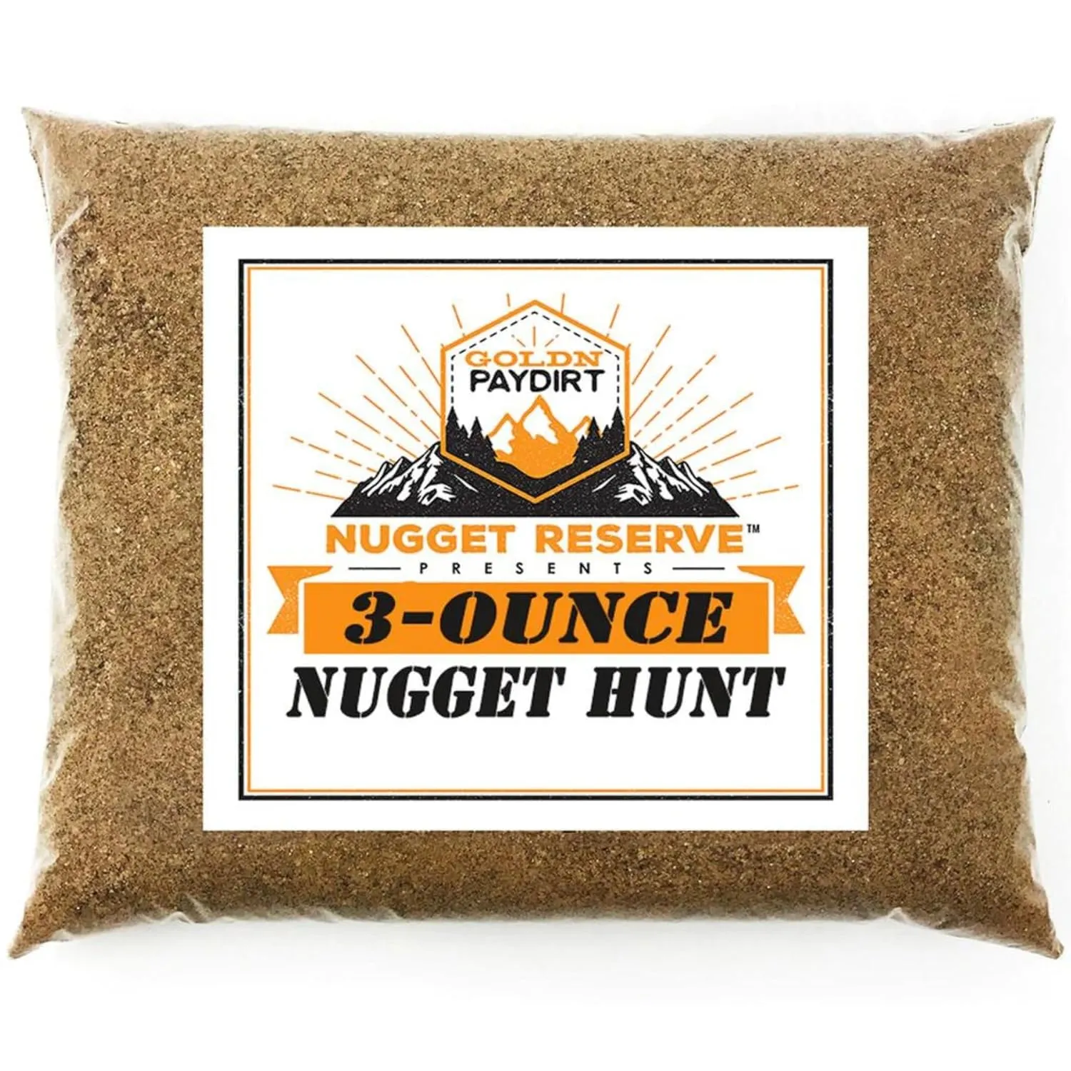 Nugget Reserve '3 Ounce Nugget Hunt' Gold Paydirt Panning Pay Dirt Bag – Gold Prospecting Concentrate