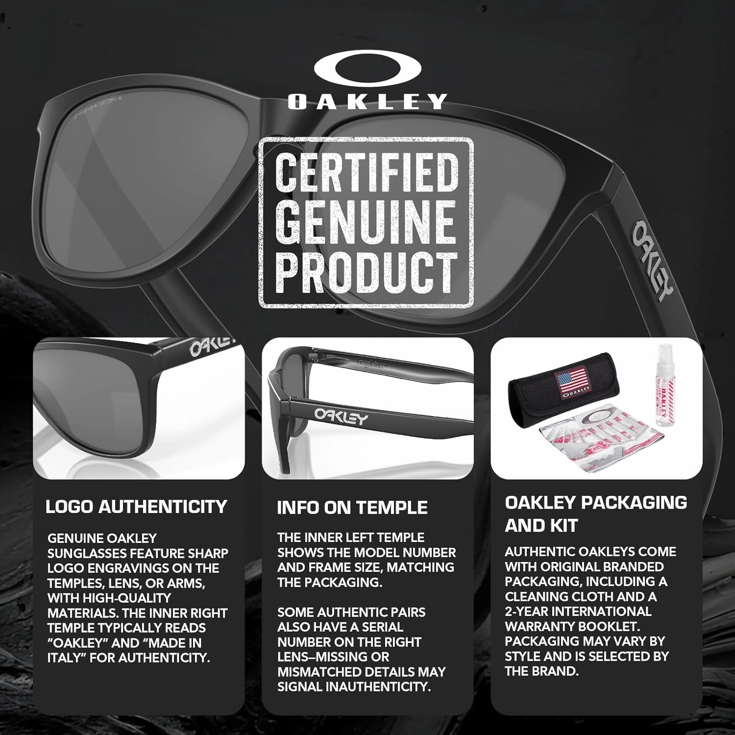 OAKLEY FROGSKINS OO9013 Sunglasses With Official Eyewear Kit Bundle