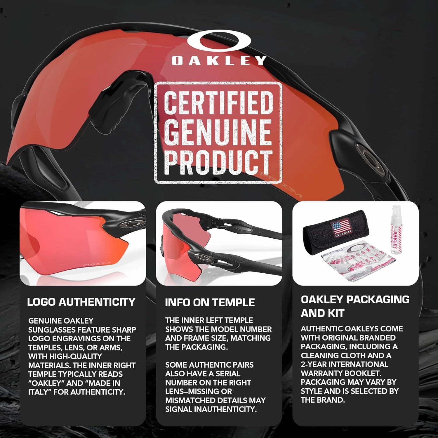 OAKLEY RADAR EV PATH OO9208 Sunglasses With Official Eyewear Kit Bundle