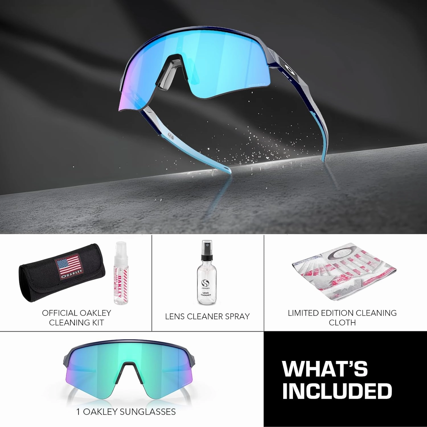 OAKLEY SUTRO LITE SWEEP OO9465 Sunglasses With Official Eyewear Kit Bundle
