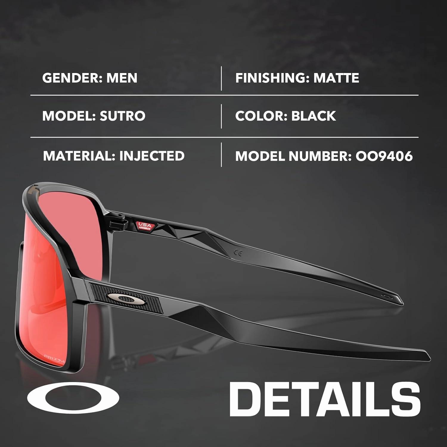 OAKLEY SUTRO OO9406 Sunglasses With Official Eyewear Kit Bundle