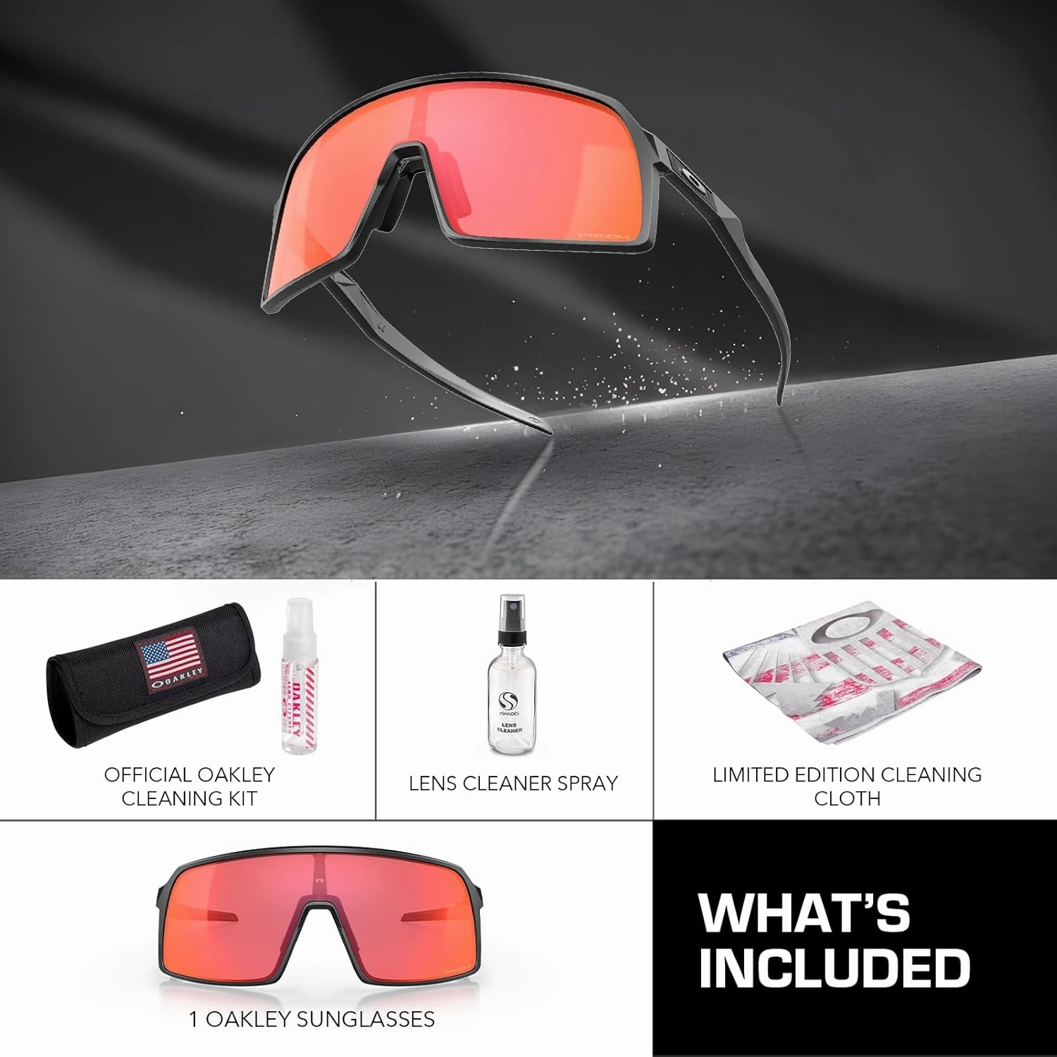 OAKLEY SUTRO OO9406 Sunglasses With Official Eyewear Kit Bundle