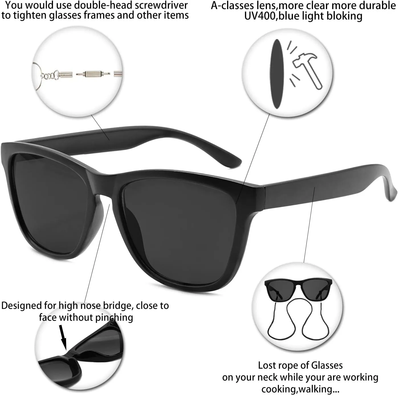 OCCI CHIARI Oversized Reader Sunglasses for Women Reading Sunglasses 1.0 1.25 1.5 1.75 2.0 2.25 2.5 2.75 3.0 3.5 3.75 4.0