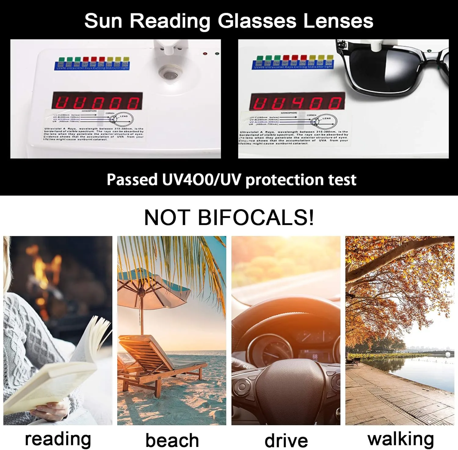 OCCI CHIARI Oversized Reader Sunglasses for Women Reading Sunglasses 1.0 1.25 1.5 1.75 2.0 2.25 2.5 2.75 3.0 3.5 3.75 4.0