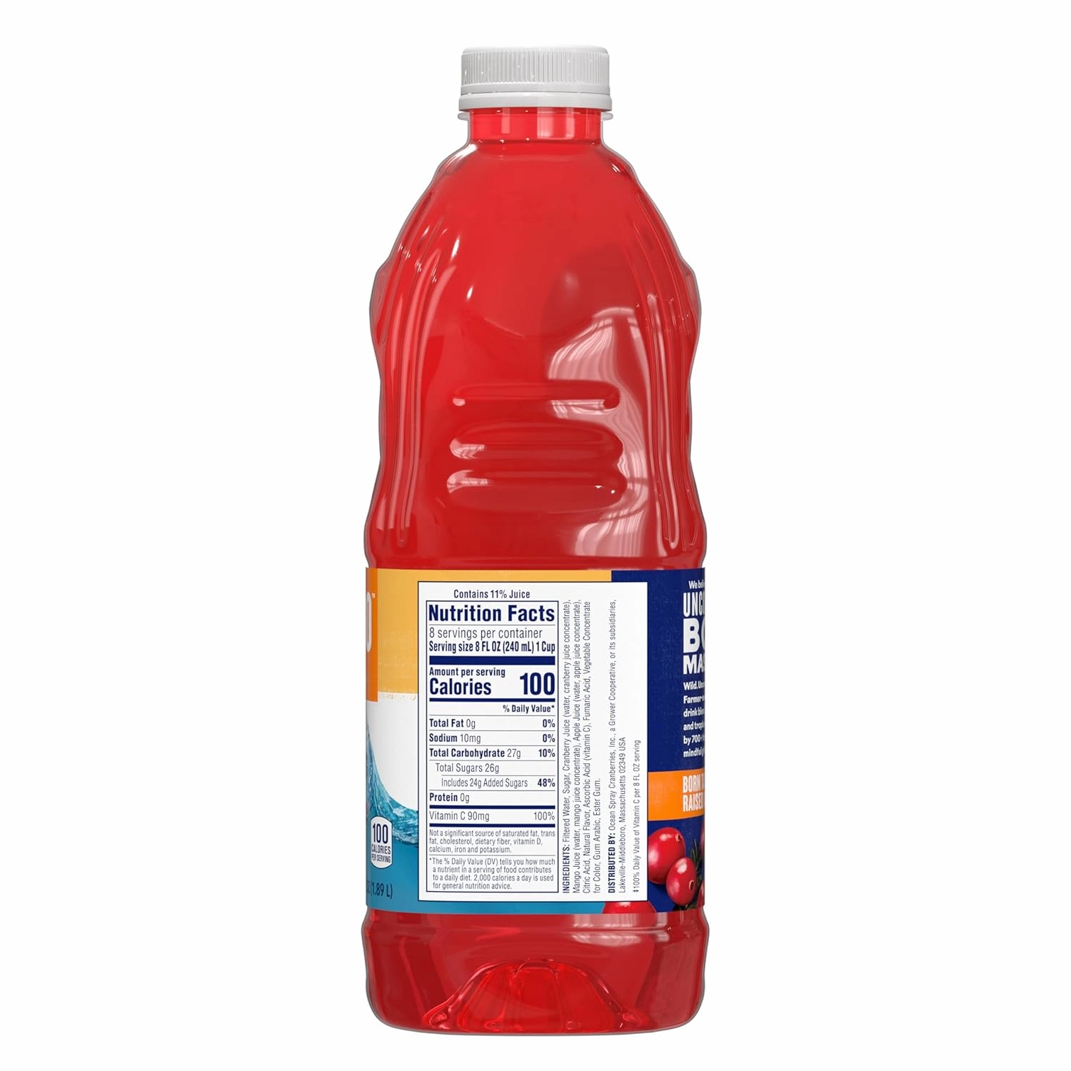 Ocean Spray® Cran-Mango™ Cranberry Mango Juice Drink, 64 Fl Oz Bottle (Pack of 8)