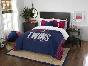 Officially Licensed MLB Full/Queen Grand Slam Comforter & Sham Bedding, Soft & Cozy, Washable, Throws & Bedding, 86" x 86"
