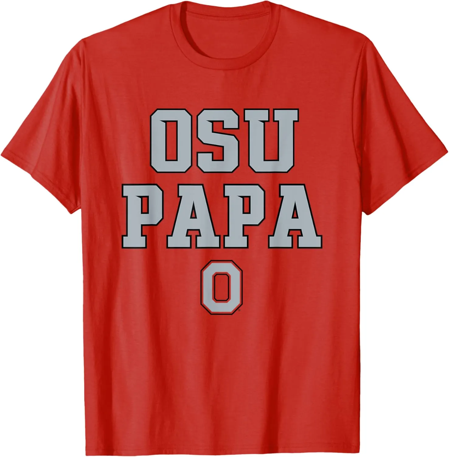 Ohio State Buckeyes Dad OSU Papa Red Officially Licensed T-Shirt