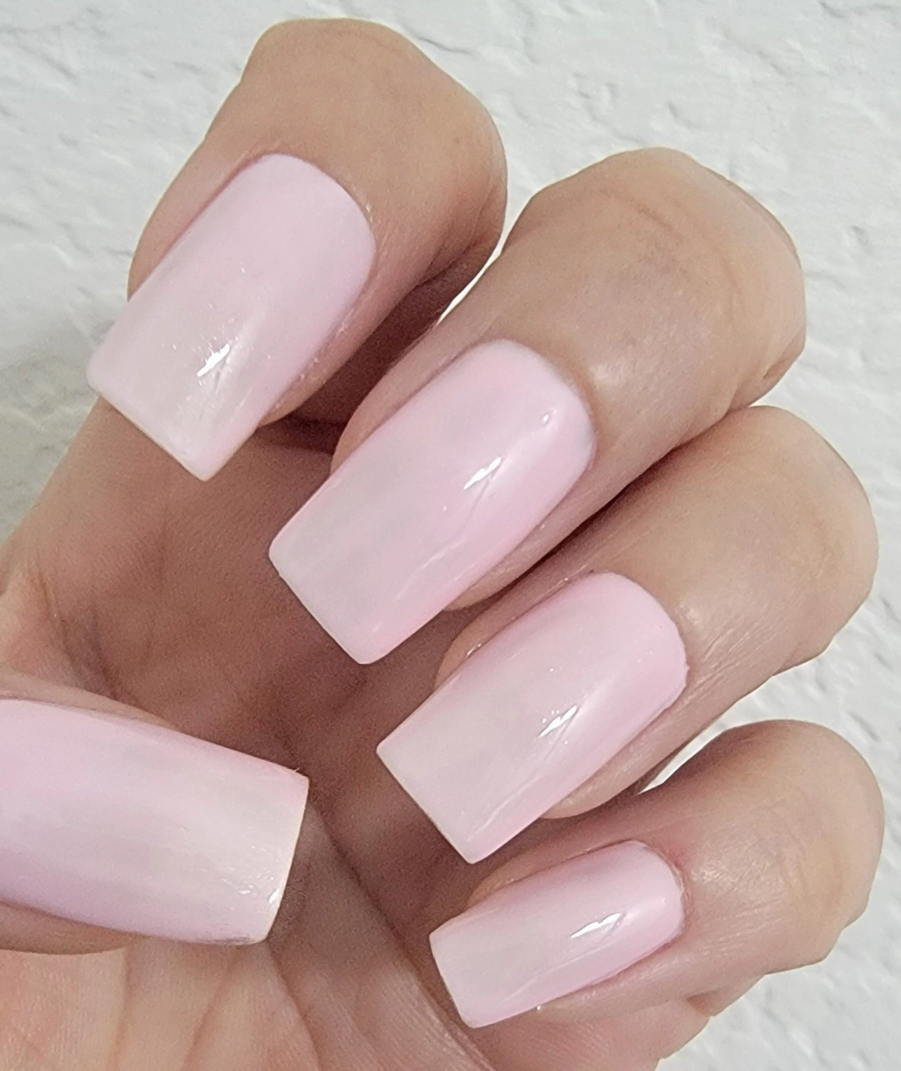 One Step Gel Polish,  Light Pink Shimmer - Thank Goddess