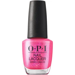 OPI Nail Lacquer Nail Polish | Opaque Dark Pink Shimmer Chip Resistant Nail Polish | Vegan, Fast Drying, Streak Free