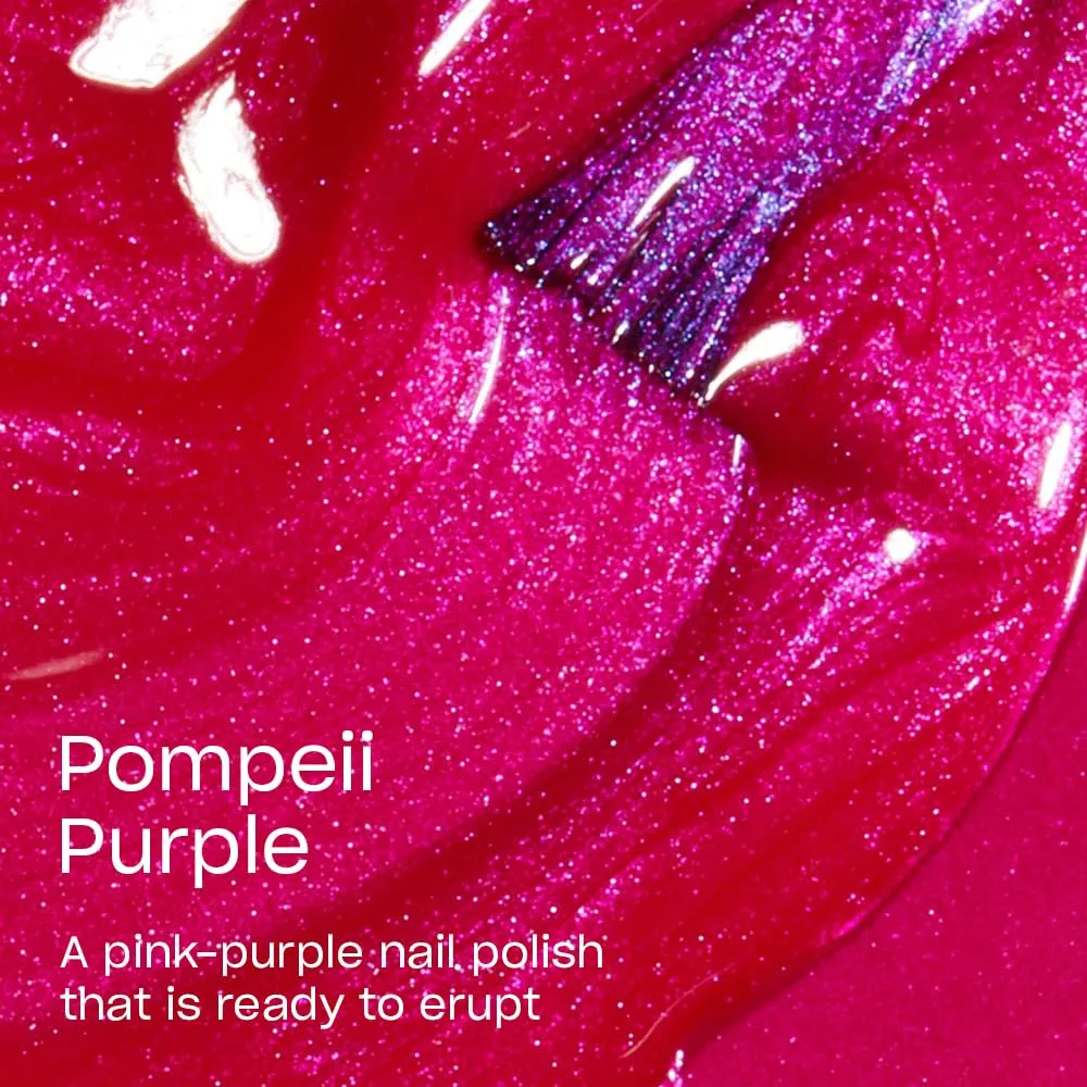 OPI Nail Lacquer Nail Polish | Opaque Dark Pink Shimmer Chip Resistant Nail Polish | Vegan, Fast Drying, Streak Free