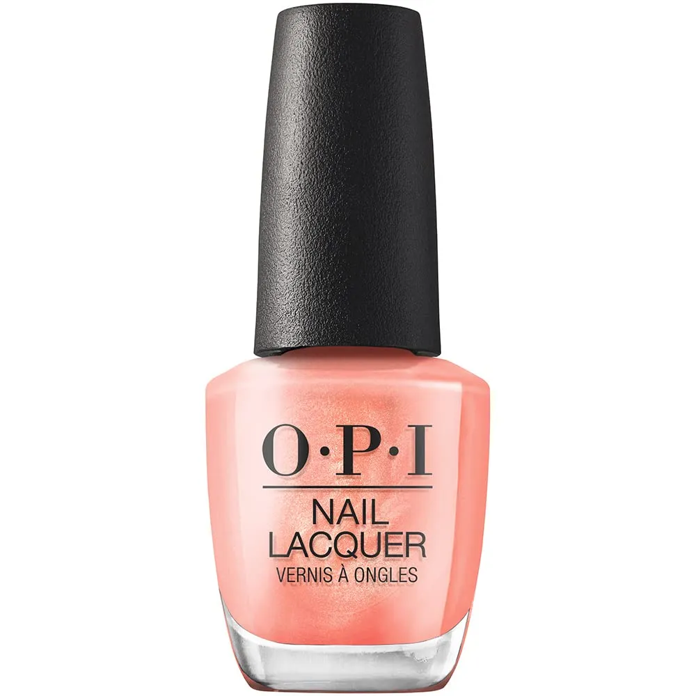 OPI Nail Lacquer Nail Polish | Sheer Light Nude Pink Shimmer Chip Resistant Nail Polish | Vegan, Fast Drying, Streak Free