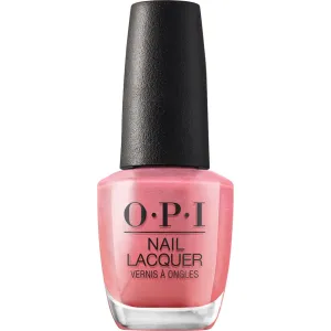 OPI Nail Lacquer Nail Polish | Sheer Light Nude Pink Shimmer Chip Resistant Nail Polish | Vegan, Fast Drying, Streak Free
