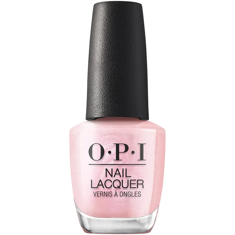 OPI Nail Lacquer Nail Polish | Sheer Light Nude Pink Shimmer Chip Resistant Nail Polish | Vegan, Fast Drying, Streak Free