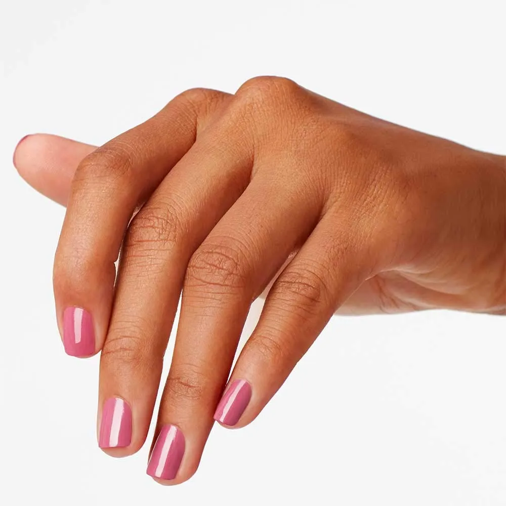OPI Nail Lacquer Nail Polish | Sheer Light Nude Pink Shimmer Chip Resistant Nail Polish | Vegan, Fast Drying, Streak Free