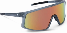 Optic Nerve Unisex Stone Cat Polarized Shield Sunglasses - UVA/UVB Protection No-Slip Fit Sun Shades for Outdoor Activities