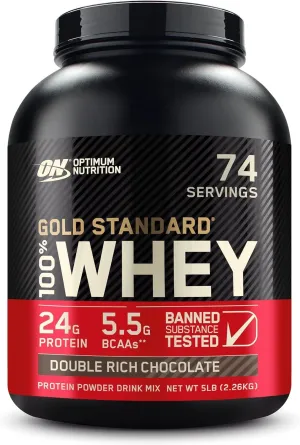 Optimum Nutrition, 100% WHEY Gold Choc 5LB