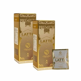 ORGANO 2 boxes Gourmet Cafe Latte, 100% Certified Ganoderma Lucidum (40 Sachets)
