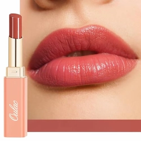 Oulac Moisturizing Shine Lipstick Red for Women - 2 in 1 Glossy Red Tinted Lip Balm, Hydrating Summer Lipstick for Dry Lips,Shine Juicy Finish Vegan 2.2g/0.07oz (16)