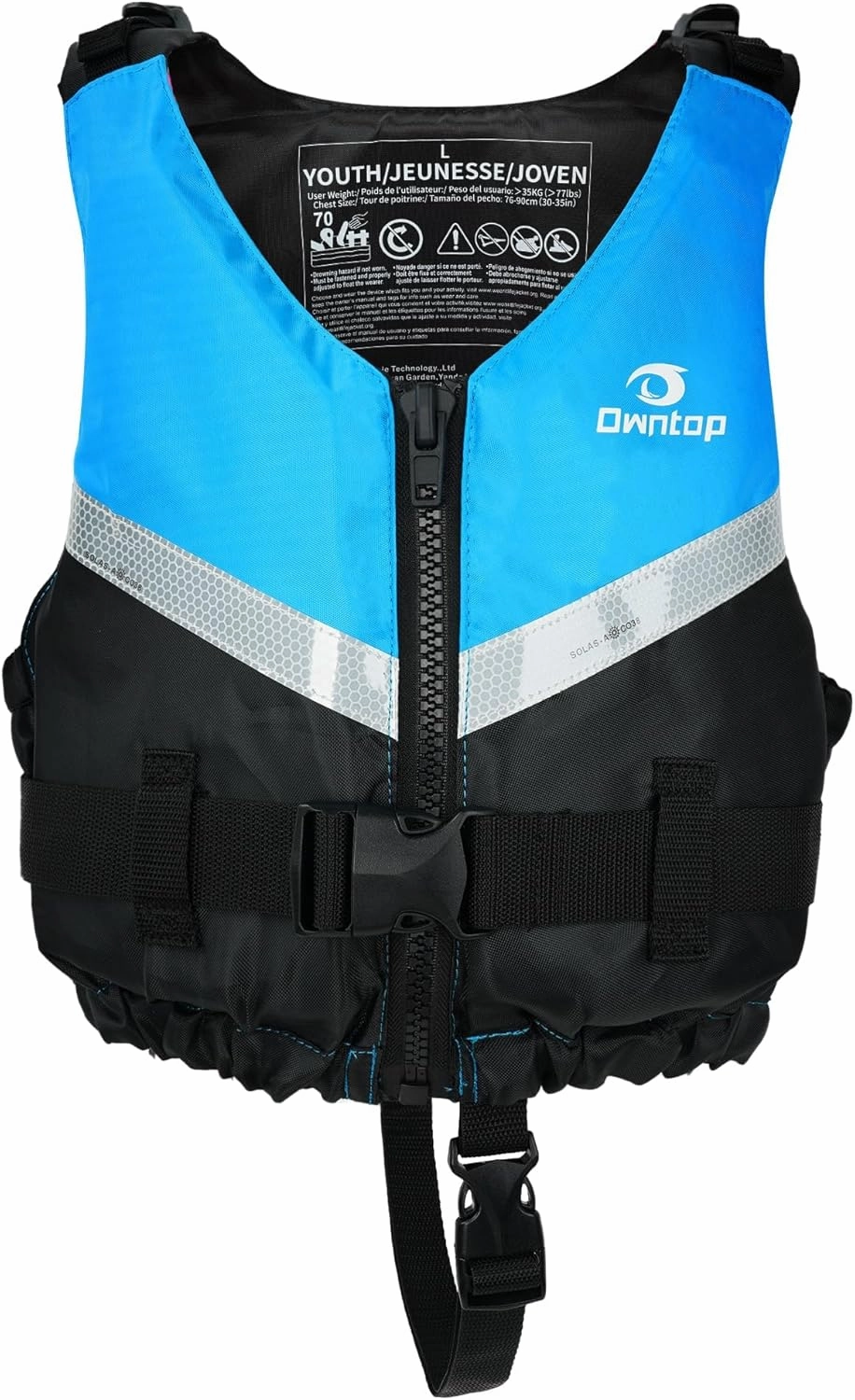 Owntop Swim Jacket Kids Adults | Super-Thin & Lightweight | Comfortable Crotch Strap | Easy-to-spot Colors | Swimming Training, Kayak, Boating