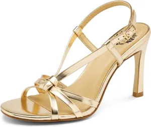 Pasuot Strappy Heeled Sandals for Women - Open Toe Ankle Strap Stiletto High Heels, Round Toe Sexy Cross Strap Adjustable Buckle Thin Heel for Women Ladies Summer Homecoming Party Dress