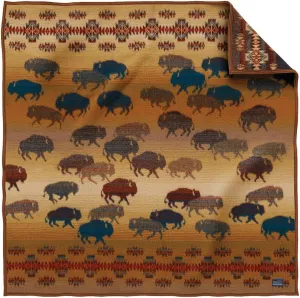 PENDLETON Prairie Rush Hour Wool Throw, One Size
